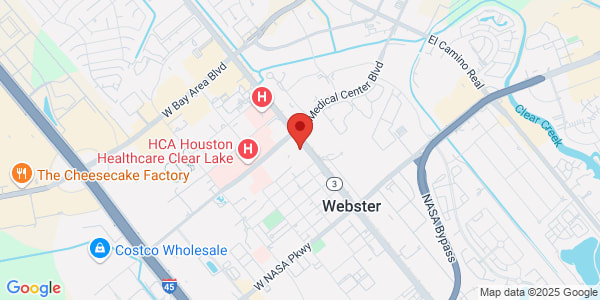 Map of 17360 Hwy 3 Webster, TX 77598