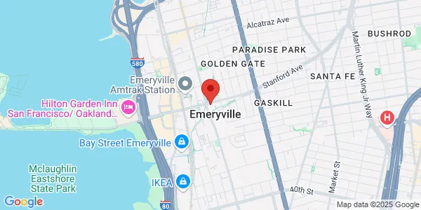 Map of 1333 Powell St Ste A103 Emeryville, CA 94608