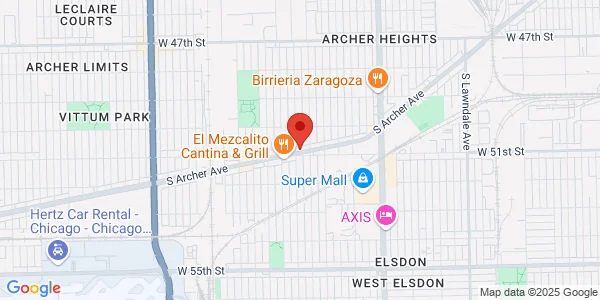 Map of 5122 S Archer Chicago, IL 60632