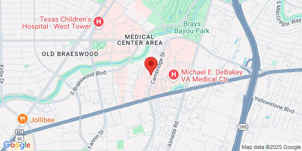 Map of 1977 Butler Blvd Ste E4-400 Houston, TX 77030