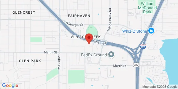 Map of 4611 Fairlane Ave Fort Worth, TX 76119