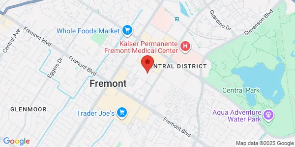 Map of 39275 Liberty St Fremont, CA 94538