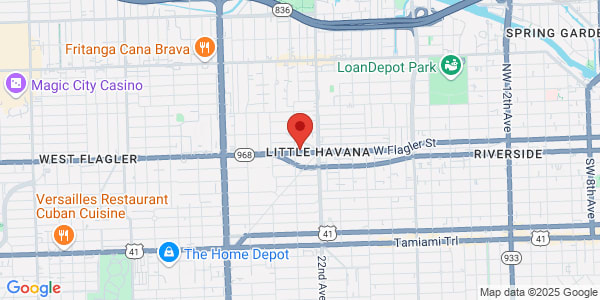Map of 2285 W Flagler St Miami, FL 33135