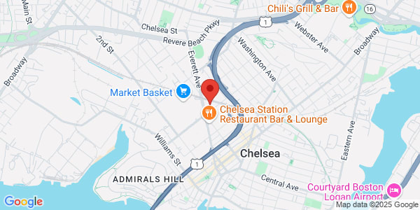 Map of 151 Everett Ave Chelsea, MA 02150