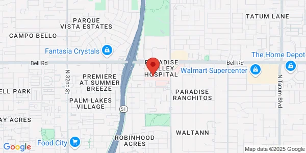 Map of 3815 E Bell Rd Ste 1400 Phoenix, AZ 85032
