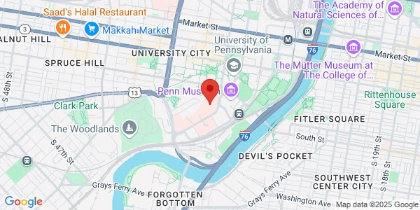 Map of 3401 Civic Center Blvd Children's Hospital of Philadelphia Philadelphia, PA 19104