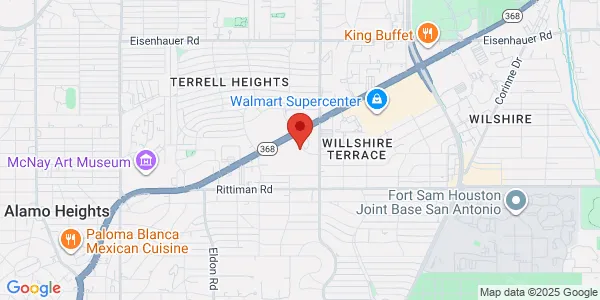 Map of 1248 Austin Hwy Ste 220 San Antonio, TX 78209