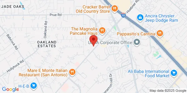 Map of 10103 Huebner Rd Ste 102 San Antonio, TX 78240