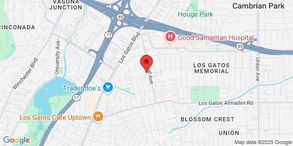 Map of 15195 National Ave Ste 100 Los Gatos, CA 95032
