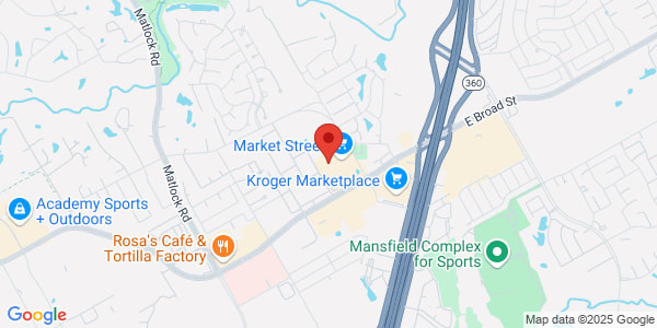 Map of 3141 E Broad St Ste 303 Room 113 Mansfield , TX 76063