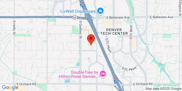 Map of 5425 Landmark Pl Bldg D, Ste 105 Greenwood Village, CO 80111