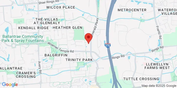 Map of 6275 Emerald Pkwy Dublin, OH 43016