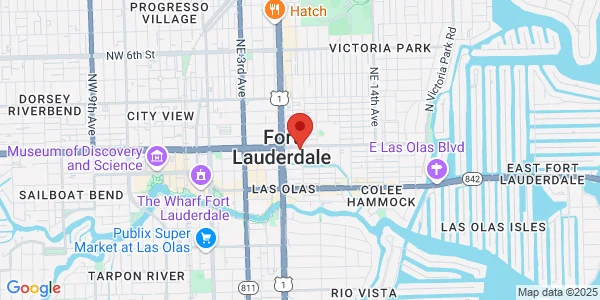 Map of 790 E Broward Blvd Ste 302 Fort Lauderdale, FL 33301