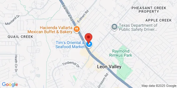 Map of 7055 Bandera Rd San Antonio, TX 78238