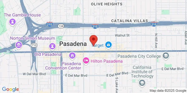 Map of 65 N Madison Ave Pasadena, CA 91101