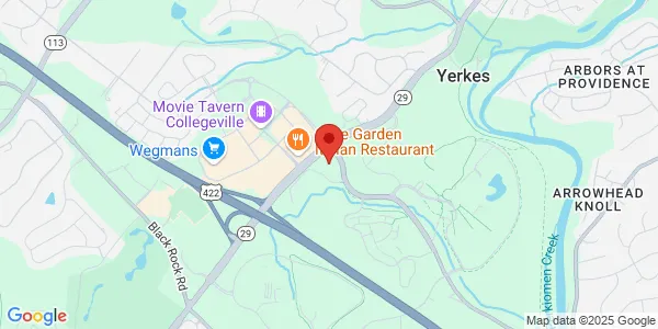 Map of 599 Arcola Rd Collegeville, PA 19426