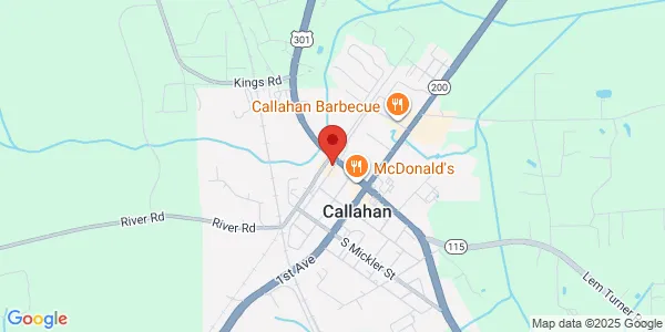 Map of 542435 US-1 Callahan, FL 32011