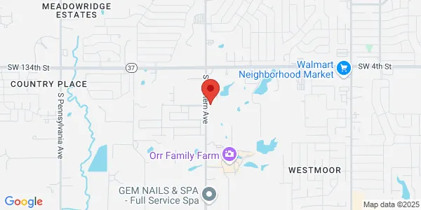Map of 13700 S Western Ave Ste 100 Oklahoma City, OK 73170