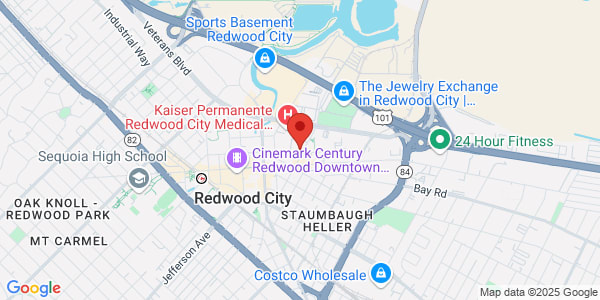 Map of 905 Maple St Redwood City, CA 94063