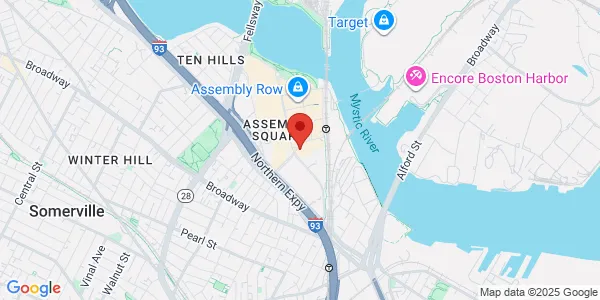 Map of 335 Revolution Dr Somerville, MA 02145