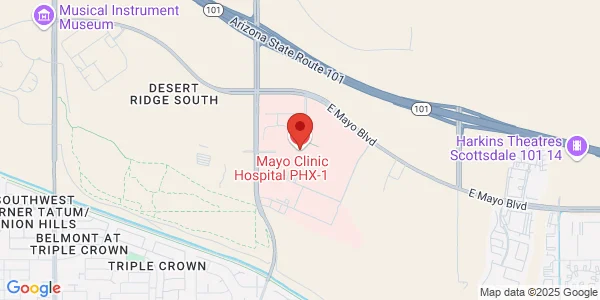Map of 5777 E Mayo Blvd Phoenix, AZ 85054