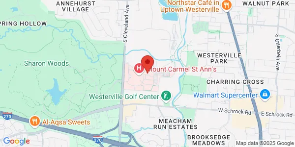 Map of 495 Cooper Rd Ste 311 Westerville, OH 43081