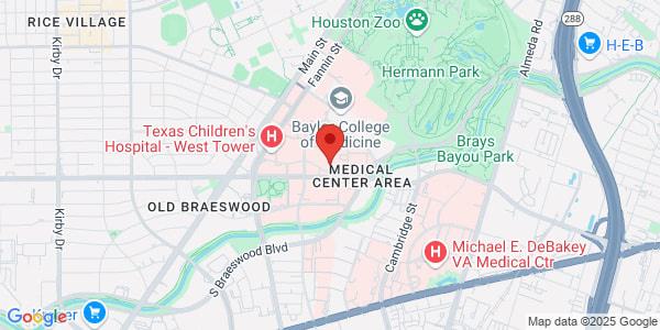 Map of 1515 Holcombe Blvd Houston, TX 77030