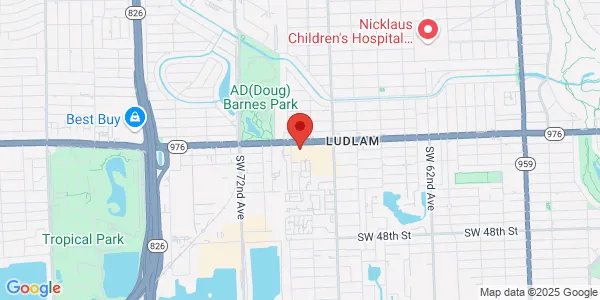 Map of 6840 SW 40th St 201-A Ste 201 Miami, FL 33155
