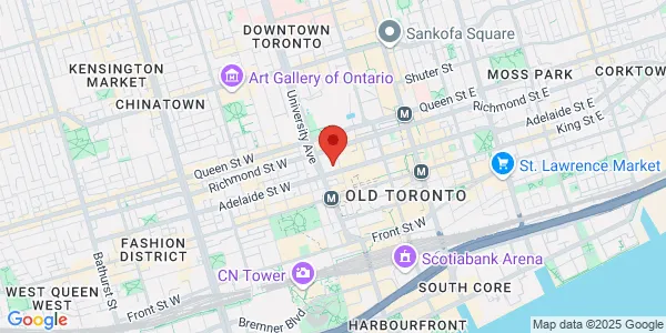Map of 150 York Street Suite 1500 Toronto, ON M5H 3S5 Canada