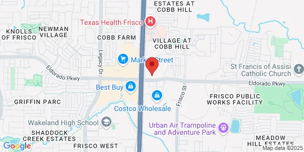 Map of 5600 Eldorado Pkwy Frisco, TX 75033