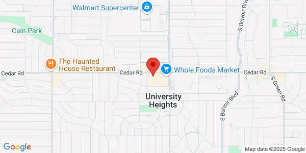 Map of 13916 Cedar Rd Cleveland, OH 44118