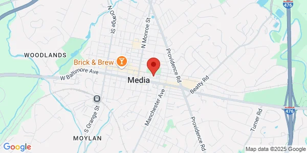 Map of 200 East State St Media, PA 19063