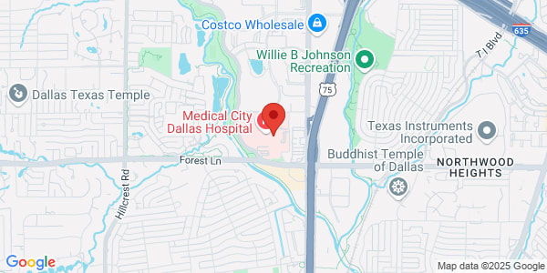 Map of 7777 Forest Ln D-200 Dallas, TX 75230