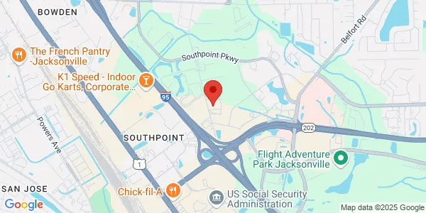Map of 4237 Salisbury Rd Ste 304 Jacksonville, FL 32216