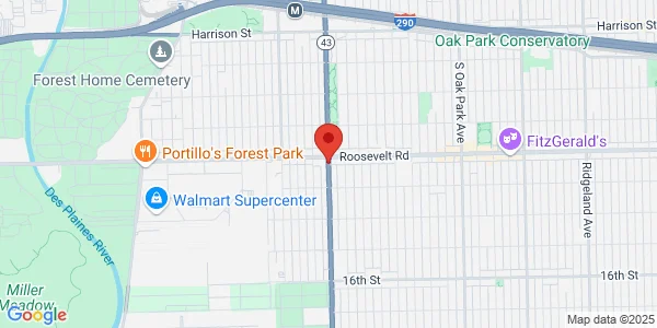 Map of 1225 Harlem Ave Forest Park, IL 60130