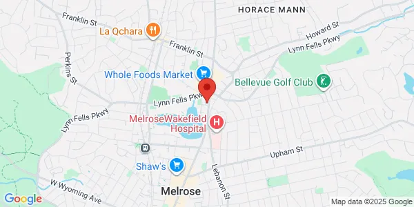 Map of 830 Main St Melrose, MA 02176