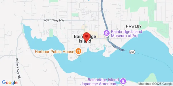 Map of 123 Bjune Dr SE Ste 101 Bainbridge Island, WA 98110
