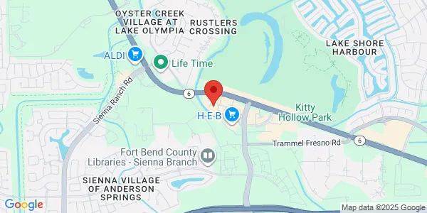 Map of 8780 Highway 6 Ste B 8780 Hwy 6,Ste B Missouri City, TX 77459