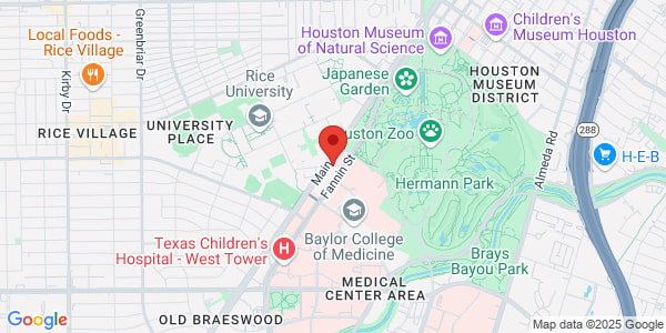 Map of 6400 Fannin St Houston, TX 77045