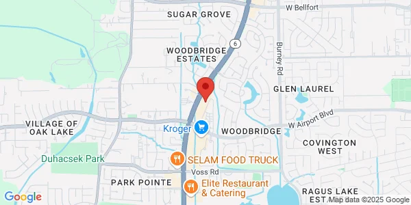 Map of 11211 S Hwy 6 Ste B Sugar Land, TX 77498