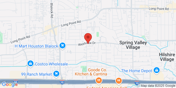 Map of 1346 Campbell Rd Houston, TX 77055