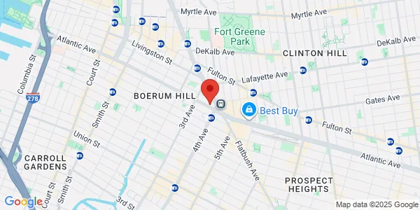 Map of 557 Atlantic Ave Brooklyn, NY 11217