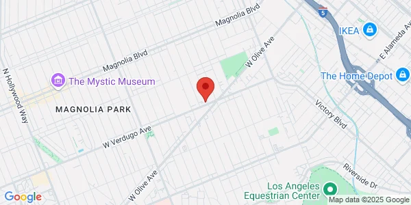 Map of 1701 W Verdugo Ave Burbank, CA 91506