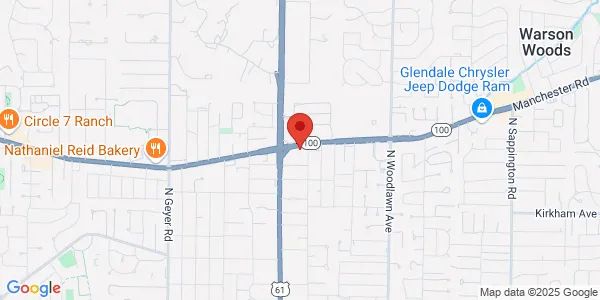 Map of 10700 Manchester Rd Ste E Kirkwood, MO 63122