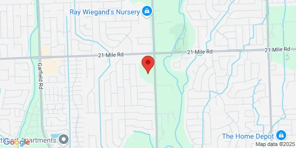 Map of 46591 Romeo Plank Rd Ste 111B Macomb, MI 48044
