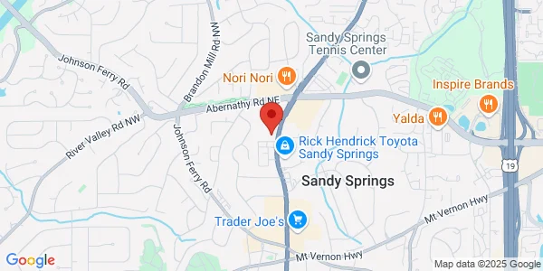 Map of 6550 Roswell Rd Atlanta, GA 30328