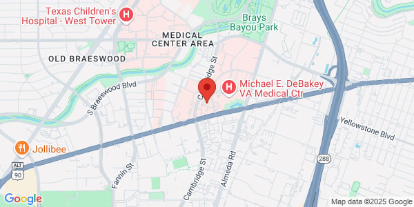 Map of 2002 Holcombe Blvd Houston, TX 77030
