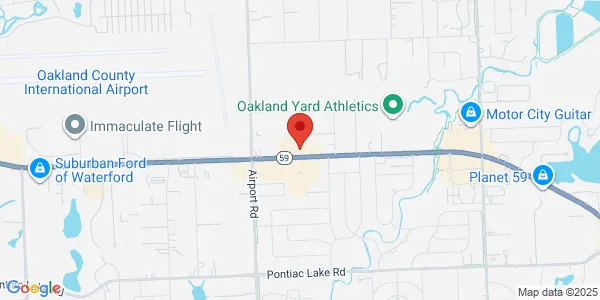 Map of 5800 Highland Rd Waterford, MI 48327
