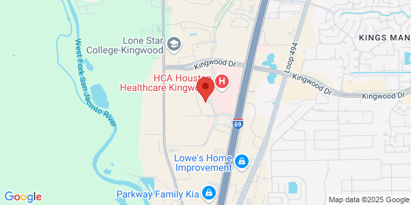 Map of 22730 Professional Dr Kingwood, TX 77339