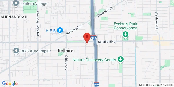 Map of 4747 Bellaire Blvd Ste 150 Bellaire, TX 77401